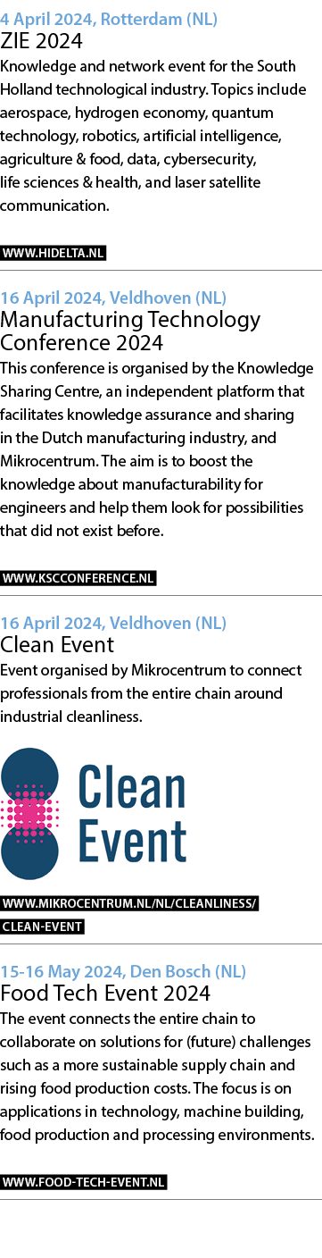 4 April 2024, Rotterdam (NL) ZIE 2024 Knowledge and network event for the South Holland technological industry. Topic...